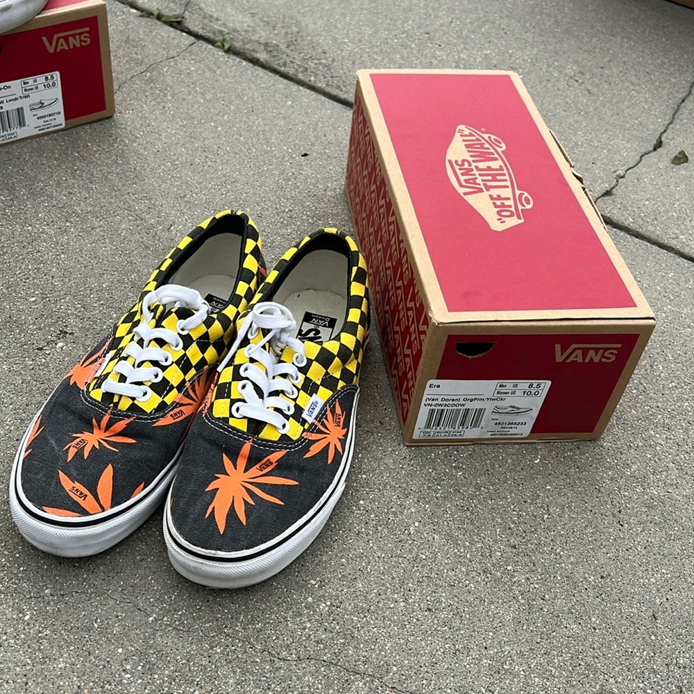 Washed canvas look, worn once.